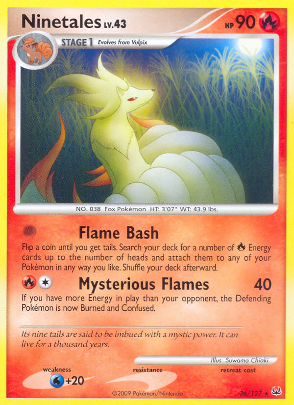 Ninetales (36/127) [Platinum: Base Set] | Dragon's Lair Comics and Fantasy Houston TX