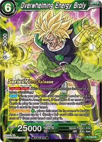 Overwhelming Energy Broly (Alt Art) (P-136) [Assault of the Saiyans Prerelease Promos] | Dragon's Lair Comics and Fantasy Houston TX