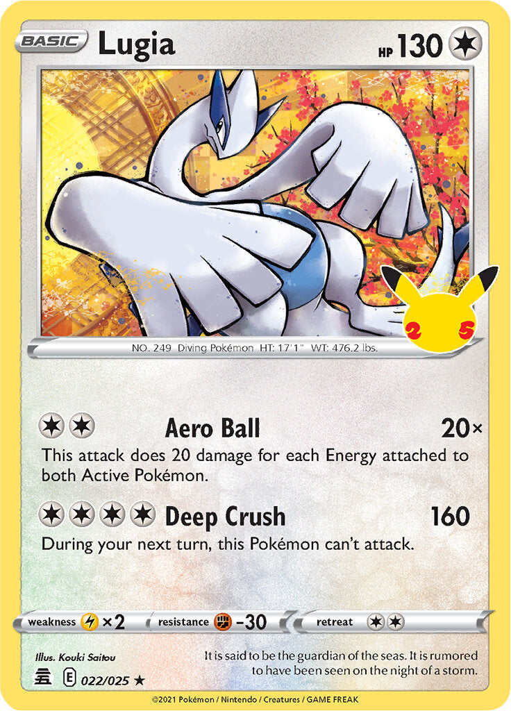 Lugia (022/025) [Celebrations: 25th Anniversary] | Dragon's Lair Comics and Fantasy Houston TX