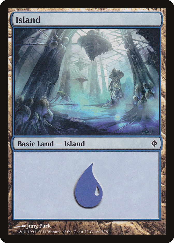 Island (169) [New Phyrexia] | Dragon's Lair Comics and Fantasy Houston TX