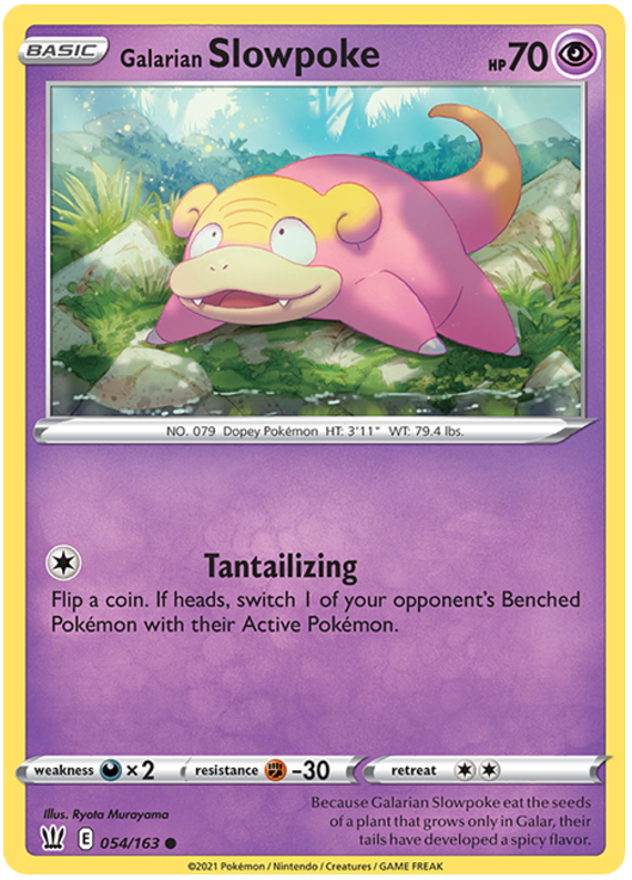 Galarian Slowpoke (054/163) [Sword & Shield: Battle Styles] | Dragon's Lair Comics and Fantasy Houston TX