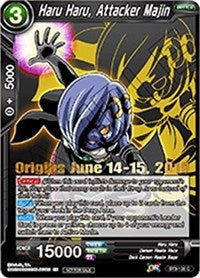 Haru Haru, Attacker Majin (Origins 2019) (BT3-120_PR) [Tournament Promotion Cards] | Dragon's Lair Comics and Fantasy Houston TX