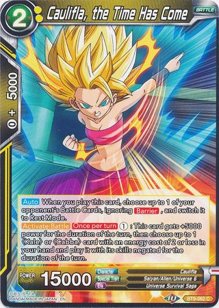 Caulifla, the Time Has Come (BT9-062) [Universal Onslaught] | Dragon's Lair Comics and Fantasy Houston TX