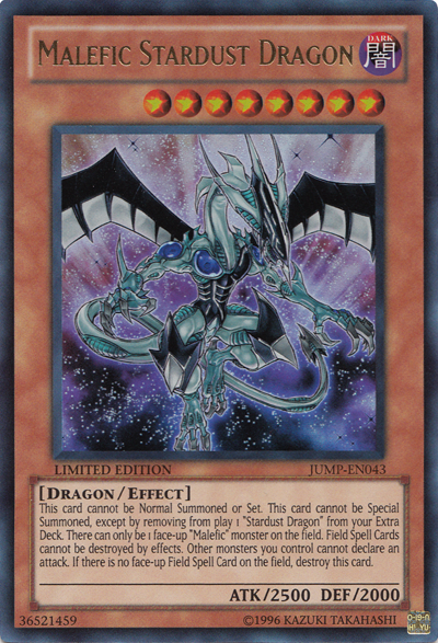 Malefic Stardust Dragon [JUMP-EN043] Ultra Rare | Dragon's Lair Comics and Fantasy Houston TX