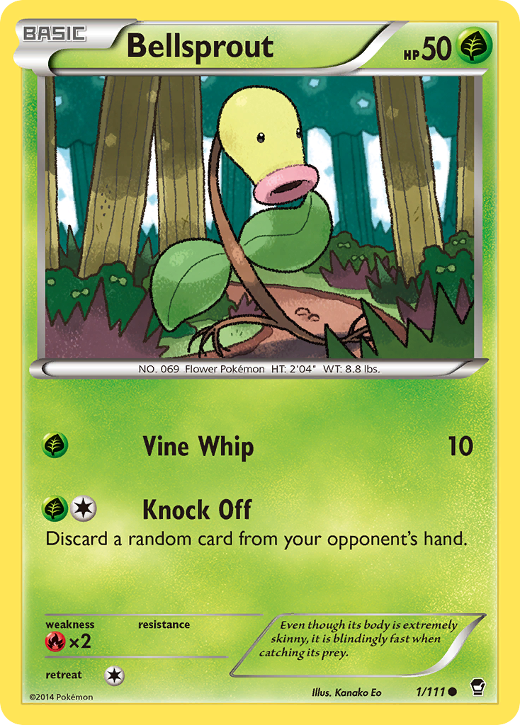 Bellsprout (1/111) [XY: Furious Fists] | Dragon's Lair Comics and Fantasy Houston TX