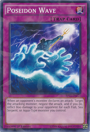 Poseidon Wave [BP03-EN223] Shatterfoil Rare | Dragon's Lair Comics and Fantasy Houston TX