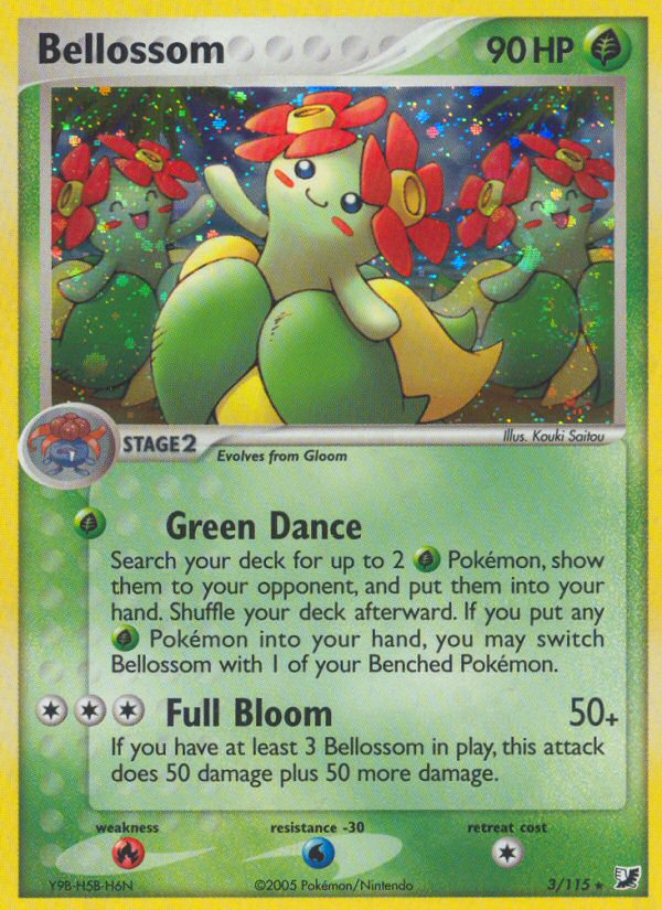 Bellossom (3/115) [EX: Unseen Forces] | Dragon's Lair Comics and Fantasy Houston TX