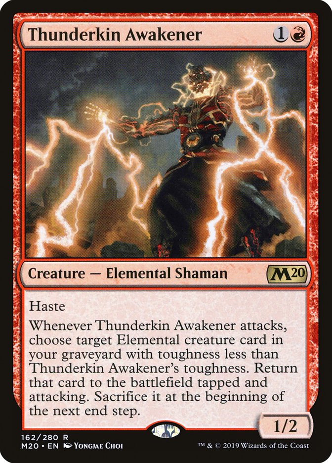 Thunderkin Awakener [Core Set 2020] | Dragon's Lair Comics and Fantasy Houston TX