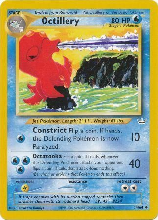 Octillery (34/64) [Neo Revelation Unlimited] | Dragon's Lair Comics and Fantasy Houston TX