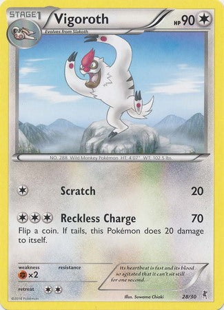 Vigoroth (28/30) [XY: Trainer Kit 1 - Bisharp] | Dragon's Lair Comics and Fantasy Houston TX