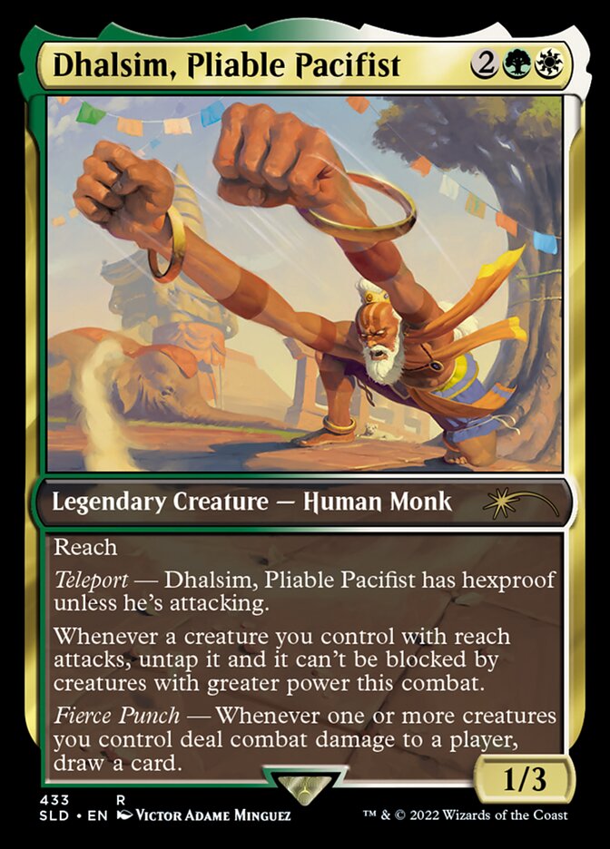 Dhalsim, Pliable Pacifist [Secret Lair Drop Series] | Dragon's Lair Comics and Fantasy Houston TX