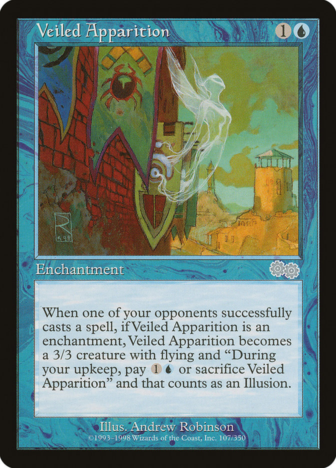 Veiled Apparition [Urza's Saga] | Dragon's Lair Comics and Fantasy Houston TX