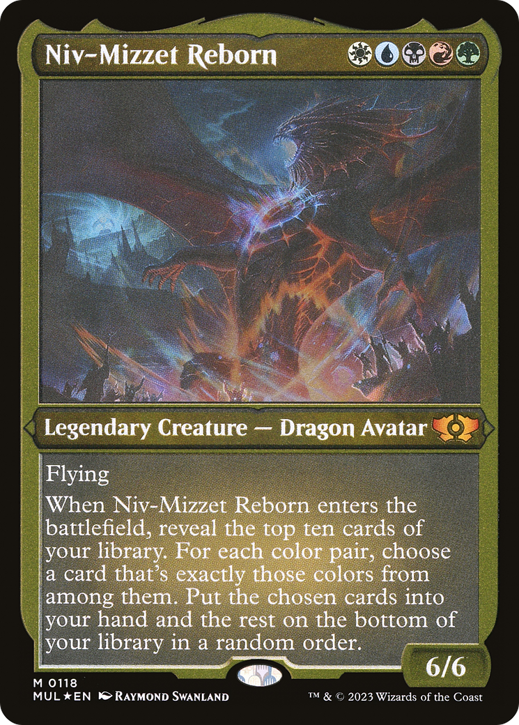 Niv-Mizzet Reborn (Foil Etched) [Multiverse Legends] | Dragon's Lair Comics and Fantasy Houston TX