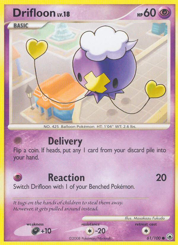 Drifloon (61/100) [Diamond & Pearl: Majestic Dawn] | Dragon's Lair Comics and Fantasy Houston TX