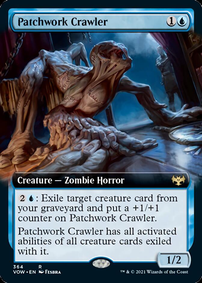 Patchwork Crawler (Extended Art) [Innistrad: Crimson Vow] | Dragon's Lair Comics and Fantasy Houston TX