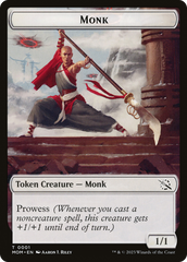 Monk // Spirit (13) Double-Sided Token [March of the Machine Tokens] | Dragon's Lair Comics and Fantasy Houston TX