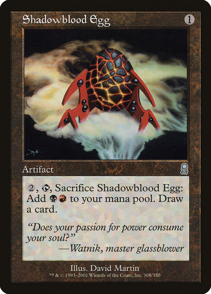 Shadowblood Egg [Odyssey] | Dragon's Lair Comics and Fantasy Houston TX