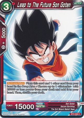 Leap to The Future Son Goten (BT2-008) [Union Force] | Dragon's Lair Comics and Fantasy Houston TX