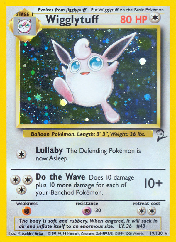 Wigglytuff (19/130) [Base Set 2] | Dragon's Lair Comics and Fantasy Houston TX