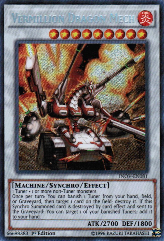 Vermillion Dragon Mech [INOV-EN081] Secret Rare | Dragon's Lair Comics and Fantasy Houston TX