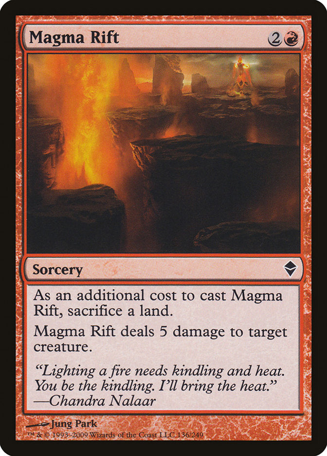 Magma Rift [Zendikar] | Dragon's Lair Comics and Fantasy Houston TX