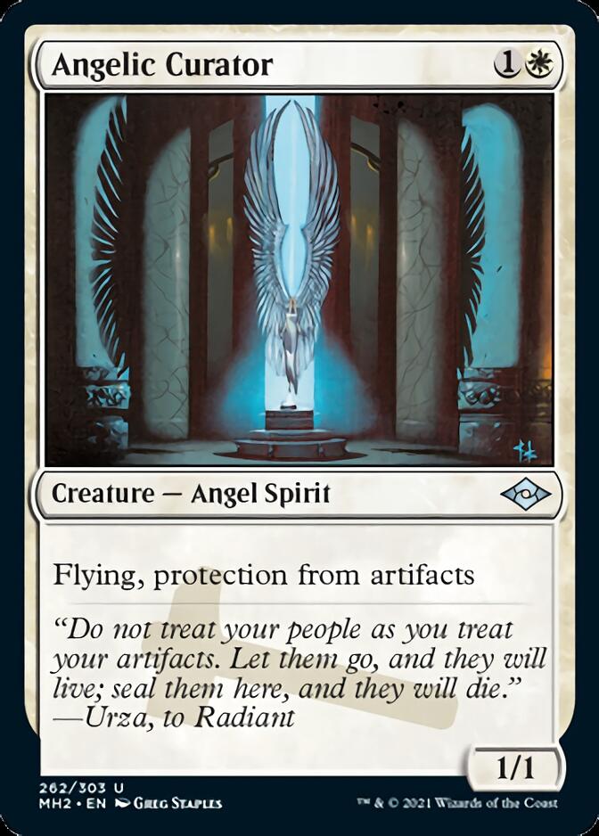 Angelic Curator (Foil Etched) [Modern Horizons 2] | Dragon's Lair Comics and Fantasy Houston TX