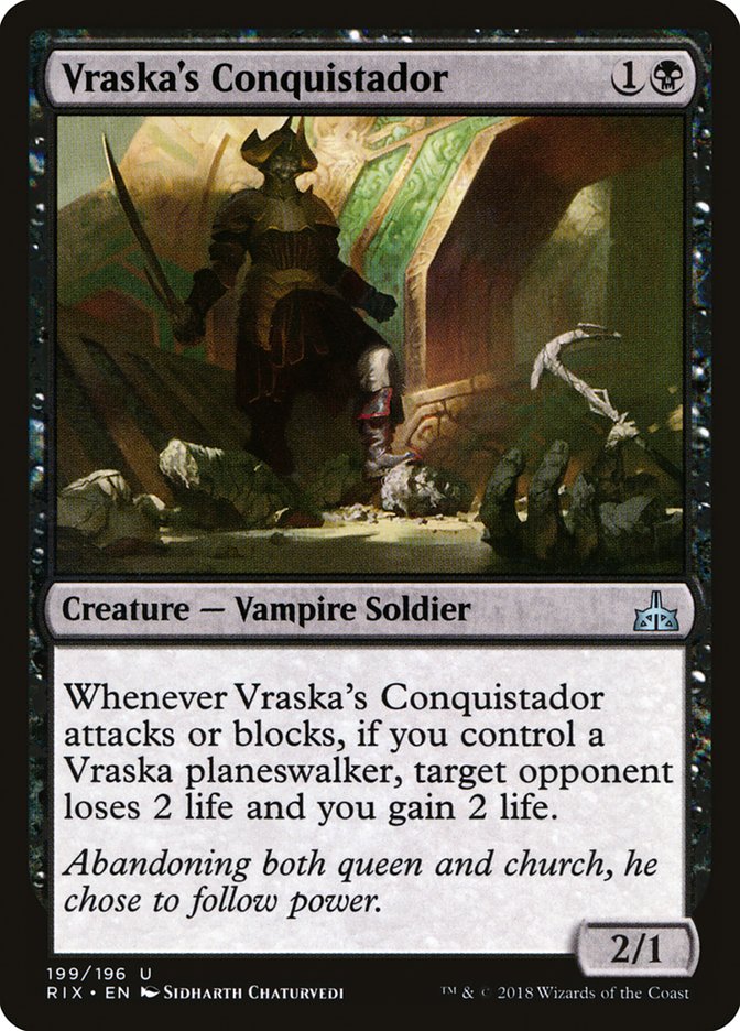 Vraska's Conquistador [Rivals of Ixalan] | Dragon's Lair Comics and Fantasy Houston TX