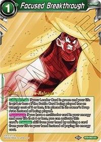 Focused Breakthrough (BT8-065_PR) [Malicious Machinations Prerelease Promos] | Dragon's Lair Comics and Fantasy Houston TX