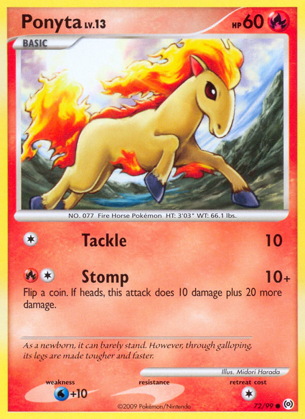 Ponyta (72/99) [Platinum: Arceus] | Dragon's Lair Comics and Fantasy Houston TX