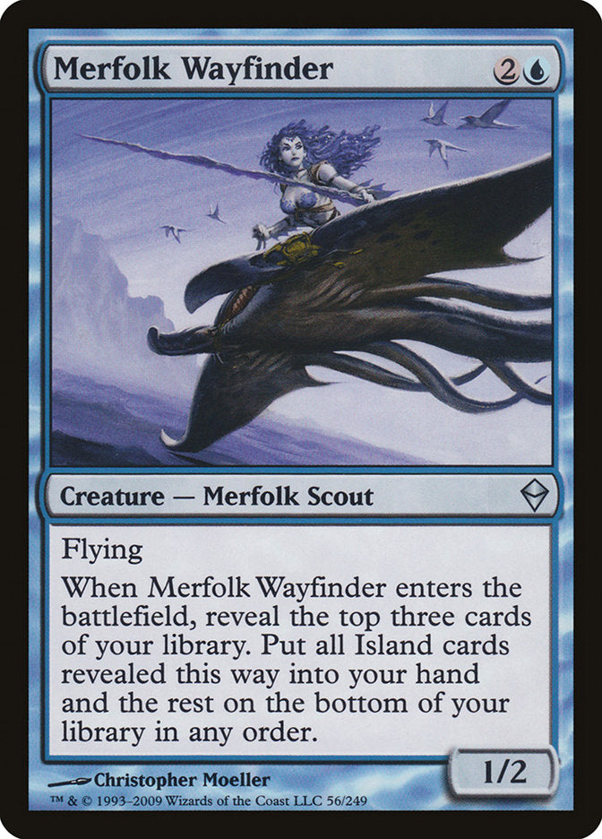 Merfolk Wayfinder [Zendikar] | Dragon's Lair Comics and Fantasy Houston TX