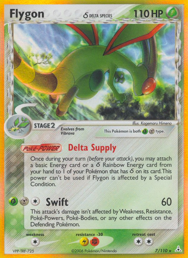 Flygon (7/110) (Delta Species) [EX: Holon Phantoms] | Dragon's Lair Comics and Fantasy Houston TX