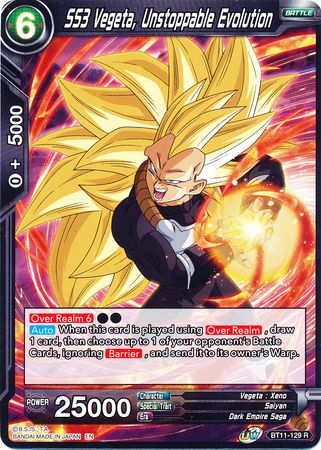 SS3 Vegeta, Unstoppable Evolution (BT11-129) [Vermilion Bloodline] | Dragon's Lair Comics and Fantasy Houston TX