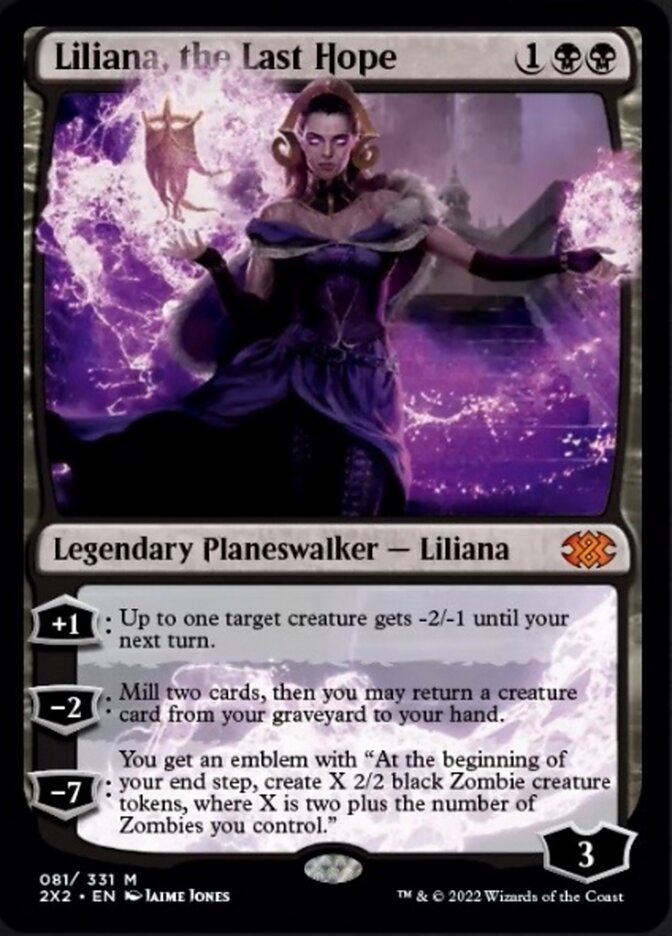 Liliana, the Last Hope [Double Masters 2022] | Dragon's Lair Comics and Fantasy Houston TX