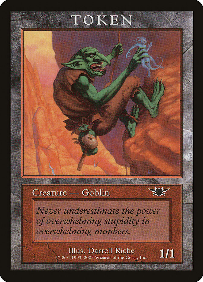 Goblin Token [Magic Player Rewards 2003] | Dragon's Lair Comics and Fantasy Houston TX