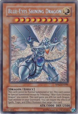 Blue-Eyes Shining Dragon [RP02-EN096] Secret Rare | Dragon's Lair Comics and Fantasy Houston TX