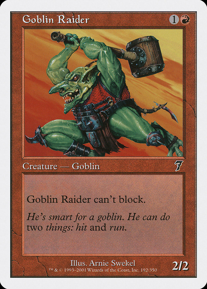 Goblin Raider [Seventh Edition] | Dragon's Lair Comics and Fantasy Houston TX