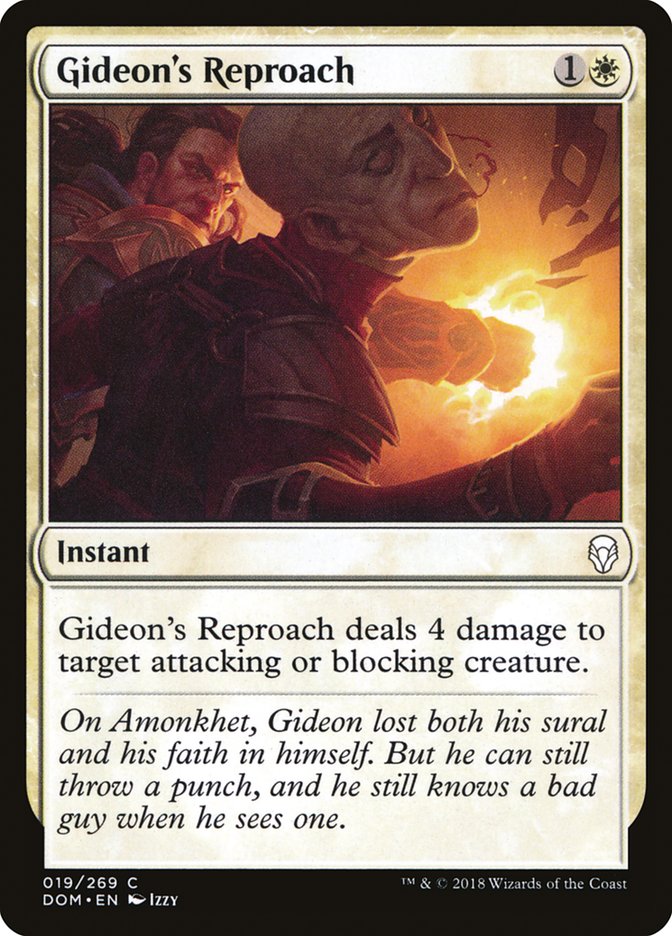 Gideon's Reproach [Dominaria] | Dragon's Lair Comics and Fantasy Houston TX