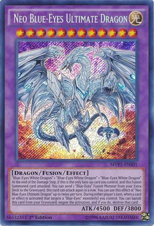 Neo Blue-Eyes Ultimate Dragon [MVP1-ENS01] Secret Rare | Dragon's Lair Comics and Fantasy Houston TX