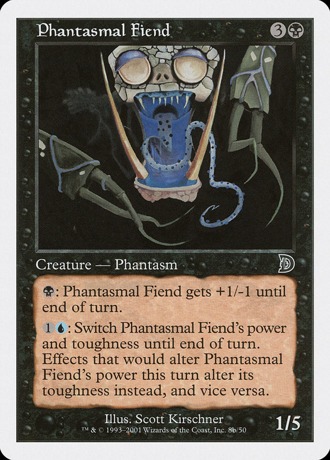 Phantasmal Fiend (Black Background) [Deckmasters] | Dragon's Lair Comics and Fantasy Houston TX