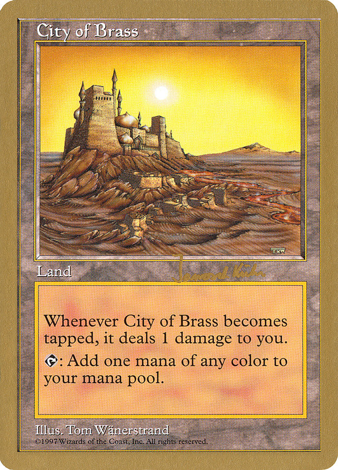 City of Brass (Janosch Kuhn) [World Championship Decks 1997] | Dragon's Lair Comics and Fantasy Houston TX