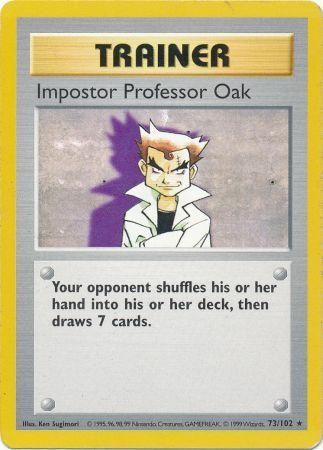 Impostor Professor Oak (73/102) [Base Set Shadowless Unlimited] | Dragon's Lair Comics and Fantasy Houston TX