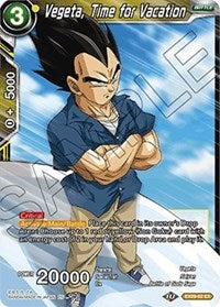 Vegeta, Time for Vacation (EX09-02) [Saiyan Surge] | Dragon's Lair Comics and Fantasy Houston TX