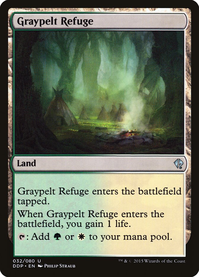 Graypelt Refuge [Duel Decks: Zendikar vs. Eldrazi] | Dragon's Lair Comics and Fantasy Houston TX