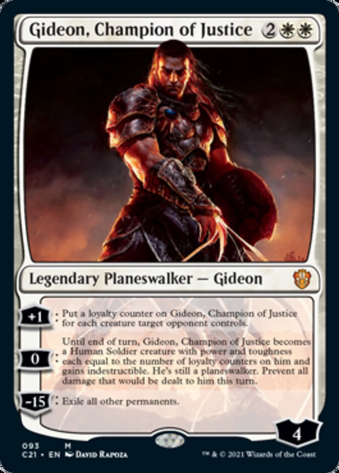 Gideon, Champion of Justice [Commander 2021] | Dragon's Lair Comics and Fantasy Houston TX