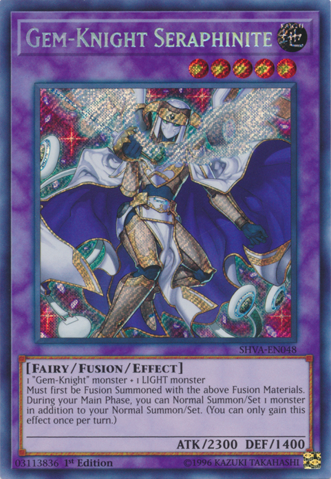 Gem-Knight Seraphinite [SHVA-EN048] Secret Rare | Dragon's Lair Comics and Fantasy Houston TX