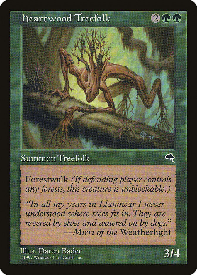 Heartwood Treefolk [Tempest] | Dragon's Lair Comics and Fantasy Houston TX