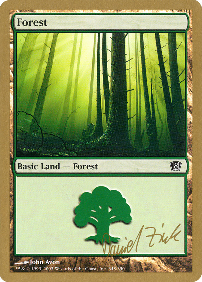 Forest (dz348) (Daniel Zink) [World Championship Decks 2003] | Dragon's Lair Comics and Fantasy Houston TX