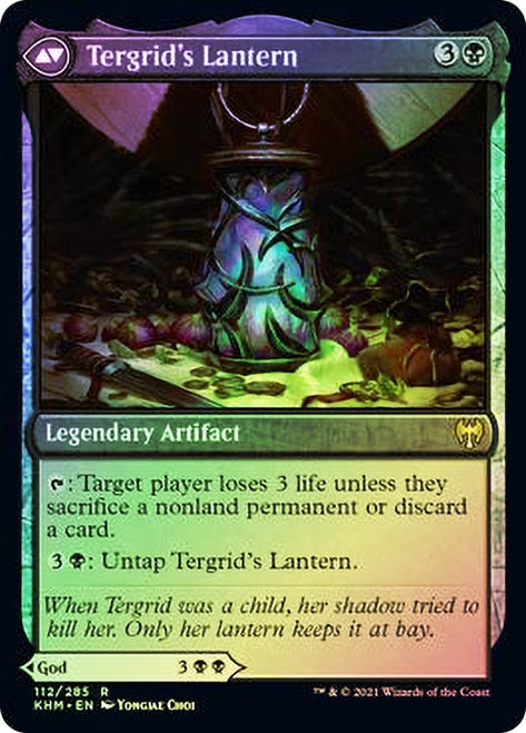 Tergrid, God of Fright // Tergrid's Lantern [Kaldheim Prerelease Promos] | Dragon's Lair Comics and Fantasy Houston TX