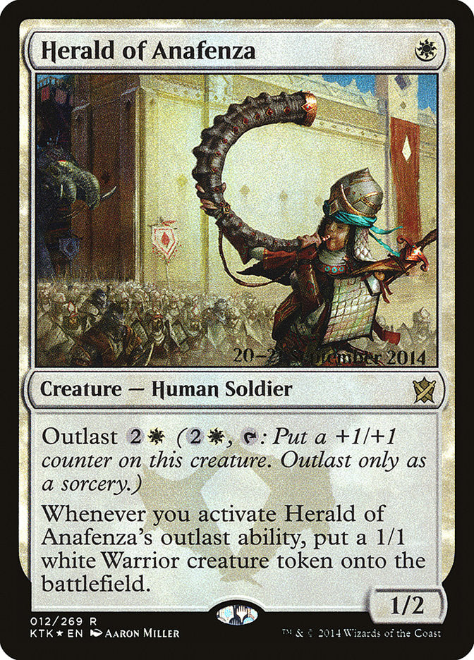 Herald of Anafenza [Khans of Tarkir Prerelease Promos] | Dragon's Lair Comics and Fantasy Houston TX