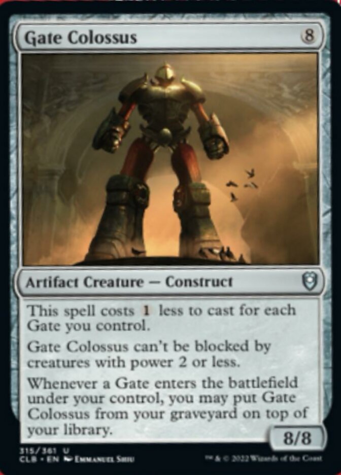 Gate Colossus [Commander Legends: Battle for Baldur's Gate] | Dragon's Lair Comics and Fantasy Houston TX